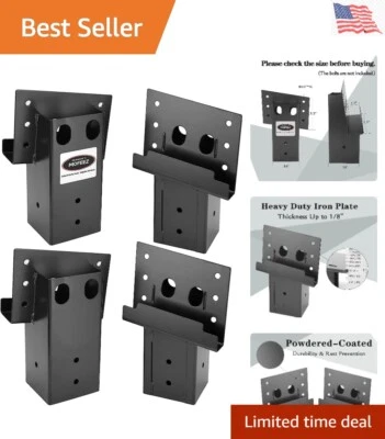 Outdoor 4x4 Compound Angle Brackets for Deer Stand Hunting Blinds Shooting Sh... - Image 1 of 4