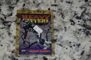 1998 Topps Chrome Football Heavy Hitters Karte #20 Michael Strahan - Bild 1 von 1