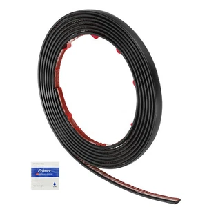 Peel and Stick Molding Trim 10ft x 0.4" Self Adhesive Wall Trim, Black - Picture 1 of 7