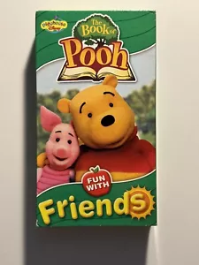 Book of Pooh: Fun With Friends VHS Tape 2001 Playhouse Disney Cartoon Show Rare - Picture 1 of 3