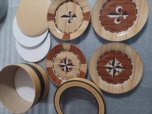 (4) Into The Woods Fine Porcelain Assorted Design Dessert Plates by Punch Studio - Picture 1 of 12