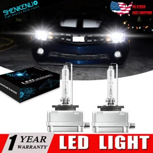 Juego de 2 bombillas de haz alto y bajo 6000 k faros HID para Chevy Camaro 2010-2013 D1S - Imagen 1 de 12