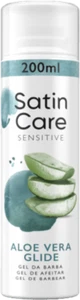 3 Pezzi Gillette Satin Care Gel rasatura con Aloe Vera ,da 200 ml - Foto 1 di 3