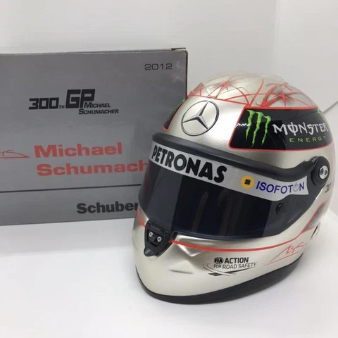 Michael Schumacher 1/2 replica Helmet 300GP Commemorative Model Schubert Cover