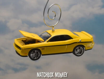 Dodge Challenger SRT 392 2012 amarillo adorno de Navidad personalizado Adorno Muscle Foto 1 de 4