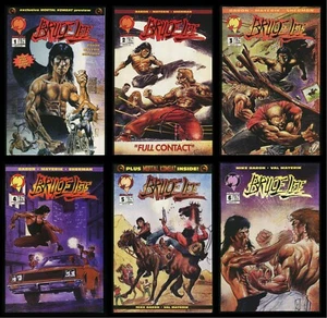 Bruce Lee Comic Set 1-2-3-4-5-6 Lot Malibu Mayerik Jeet Kune Do Ip Man's student - Picture 1 of 12