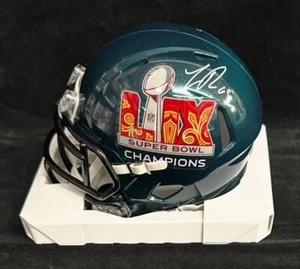 Landon Dickerson Signed Autographed SB 59 Mini Helmet Philadelphia Eagles Becket - Bild 1 von 1