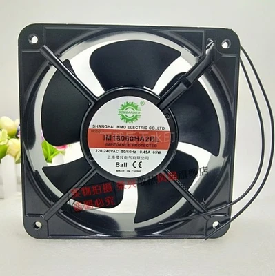 1 pezzo Nuova ventola di raffreddamento IM18060HA2BL 18060 220V-240VAC 0,45A 18CM 2 pin - Immagine 1 di 4