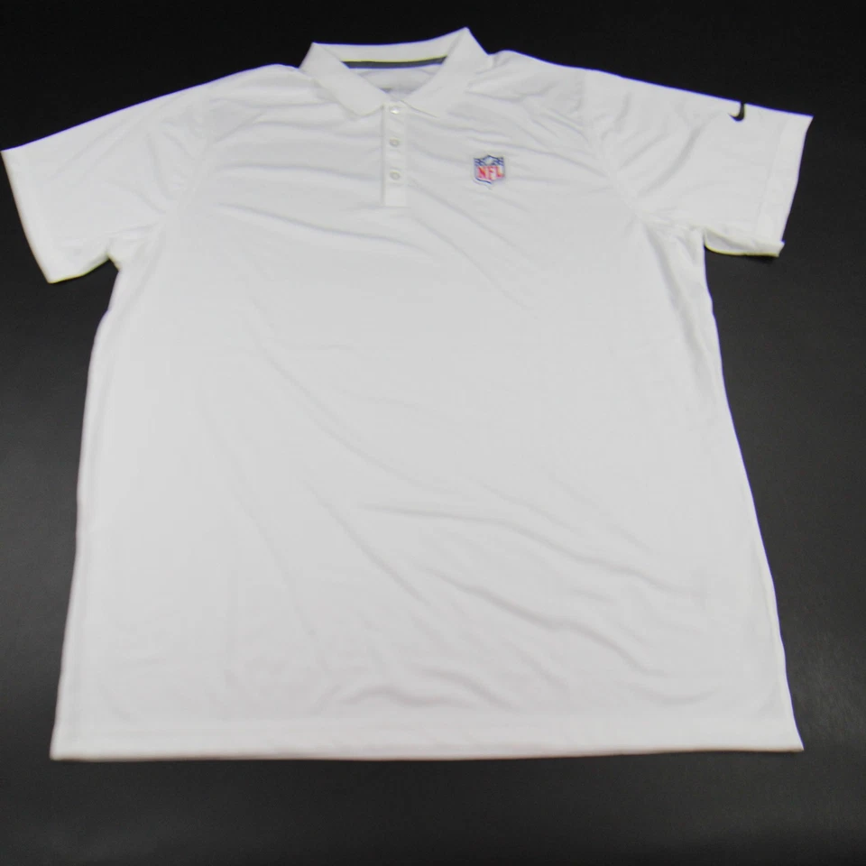 Polo Nike NFL Training Dri-Fit para hombre blanco usado Foto 1 de 1
