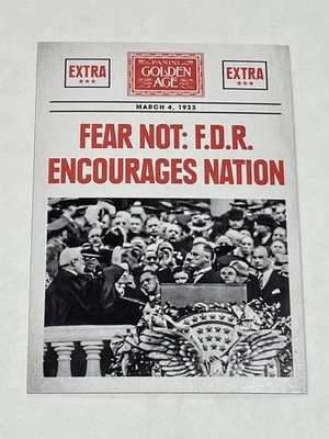 2014 Golden Age Baseball Headlines #3 - Franklin D. Roosevelt - US President - Image 1 of 2