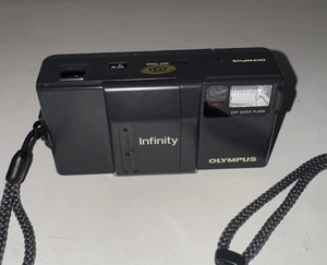 Olympus Infinity (AF-1) 35mm 2.8 Zuiko Lens Point Shoot Film Camera TESTED Nice - Picture 1 of 8