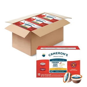 Cameron's Coffee Single Serve Pods, Cinnamon Sugar Cookie, 72 Count - Picture 1 of 4