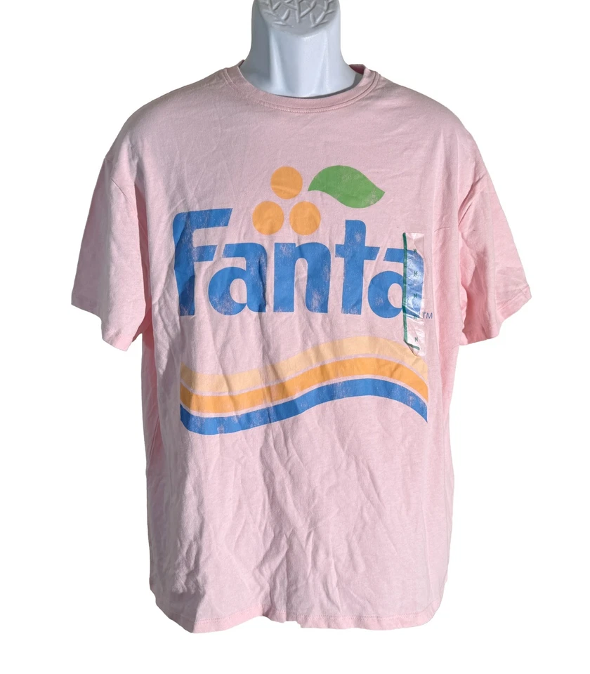 FANTA Women's Short Sleeve Pull-Over Pink T-Shirt Medium