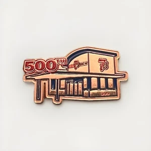 7 Brew Limited Edition 500th Store Opening Celebration Enamel Mini Pin Coffee - Picture 1 of 8