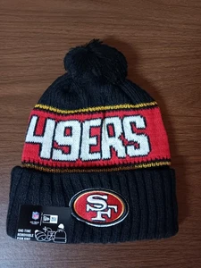 Authentic New Era San Francisco 49er On Field Sport Knit Beanie Cold Weather Hat - Picture 1 of 1