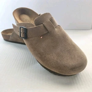 Naot Spring Suede Leather Buckled Clogs Comfort Slip Ons Shoes EU 41 - Picture 1 of 6