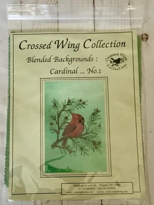 Colección Ala Cruzada Cardenal Nº 1 Patrón Punto de Cruz con Tela Mezclada Foto 1 de 4