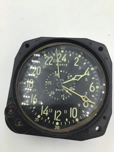US NAVY BU AERO Waltham Watch Co. CDIA Aircraft Clock - Bild 1 von 10