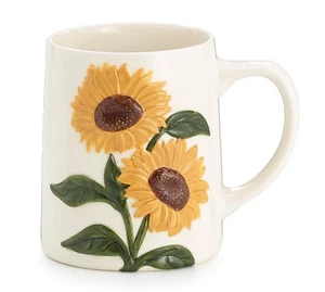 burton+BURTON Raised Sunflower Stem Mug, Multicolor - Picture 1 of 1