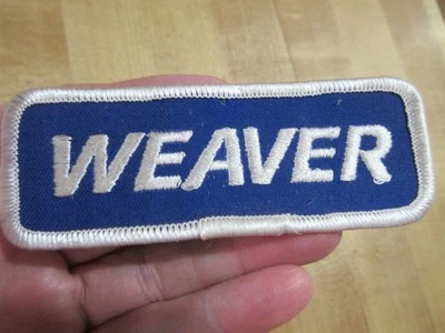 Unused patch.   Weaver.  Scopes  Blue and white   (w18) - Image 1 of 2