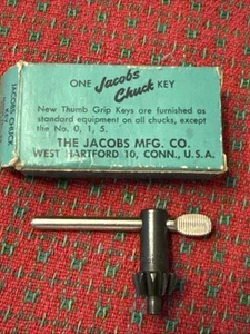 Vintage Jacobs K32 Chuck Key USA 🇺🇸 NOS - Bild 1 von 5