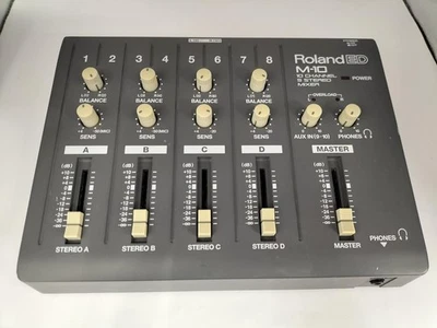 Roland M-10 10-Ch 5-Stereo Line Mixer Audio Mixing Konsole – Guter Zustand - Bild 1 von 4