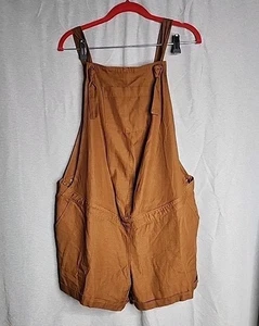 Ingrid & Isabel Maternity Romper Short Size Medium Lightweight Brown Jumper - Picture 1 of 7