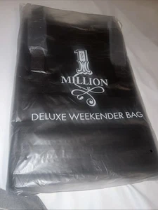 Paco Rabanne 1 Million Royal Black Travel Carry On Duffel Sport Weekend Bag New - Picture 1 of 2