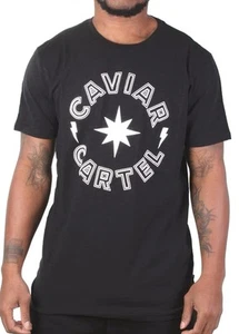 Caviar Cartel SSUR Men's Black White Star Logo T-Shirt C14607668 NWT - Picture 1 of 2