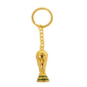 Mini Schlüsselanhänger Ring WM Trophäe Fußball Fußball Sport Spiel Souvenirs - Bild 1 von 8