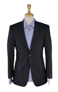 John Varvatos USA Blazer 36R Gray Black Woven 2-Button Sportcoat Jacket - Picture 1 of 10