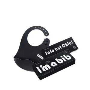 HE OR SHE I'm a bib - Black - Picture 1 of 6