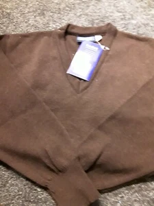 SALE NEW TRUTEX BROWN SCHOOL V NECK JUMPER 34" CHEST 36" CHEST - Picture 1 of 1