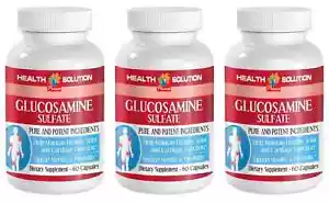 Aktive Gelenkpflege - GLUCOSAMINSULFAT - Unterstützung der Gelenkregeneration 3 Flaschen 180C - Bild 1 von 4