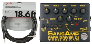 Tech 21 NYC Sansamp Para Driver DI Preamp Guitar Pedal V2 Analog ( FENDER 18FT ) - Picture 1 of 1