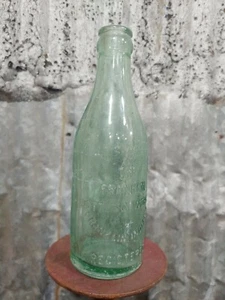 Seltene Franklin Bottling Works 7 Unzen Glas Sodaflasche Indiana Harmon Getränke - Bild 1 von 11