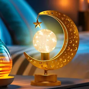 Moon Lamp - LED Ramadan Star Lamp with Timer - Picture 1 of 4