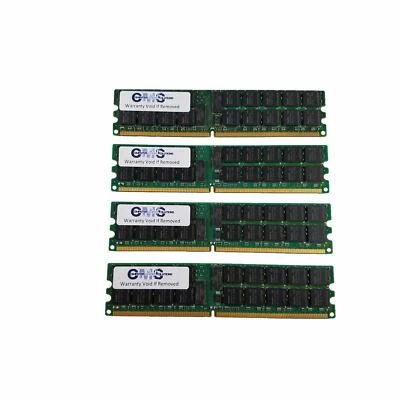8GB 4x2GB for Dell Poweredge 1800 1850 2800 2850 ECC PC2-3200R Server Memory C55 - Image 1 of 2