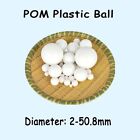 Polyoxymethylene POM Plastic Ball 2mm-50.8mm White Circular Bearing Roller Valve