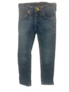 True Religion girls dark wash skinny jean size 7. Horseshoe logo. - Picture 1 of 10