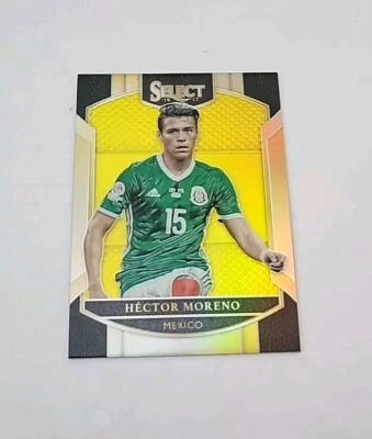 2016-17 Panini Select Soccer Hector Moreno Neon Yellow /75 Mexico SP - Image 1 of 2