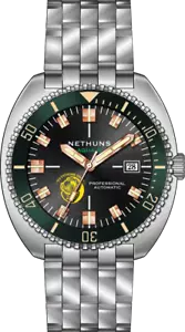 ✅ NETHUNS AQUA STAHL 300M TAUCHER A2S302 UHR INTERNATIONALER VERSAND 🙂 HÄNDLER - Bild 1 von 3