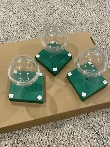 Set Of 3 Plastic Baseball Holder With Baseball Field Base - Picture 1 of 5