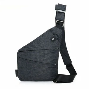 Men Shoulder Bag Holster Travel Business Anti Theft Security Strap Chest Bags - Picture 1 of 14
