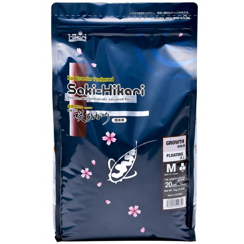 SAKI HIKARI® GROWTH 5 kg Wachstums Koi Futter für schnelles Wachstums - Größe: L