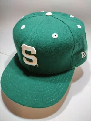 💥Brand New New Era Tyro 001 Fitted Michigan State Spartans Hat Size 7 1/8 - Image 1 of 4