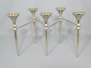 Candelabro modular niquelado BMF Nagel Quist años 60 - Imagen 1 de 9
