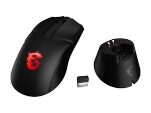 MSI Clutch GM41 Mouse da gioco wireless leggero - Nero - Foto 1 di 4
