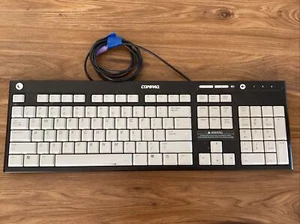 Compaq PS/2 Keyboard 5188-0989 5137 5069-8808 Gray Button - Picture 1 of 7