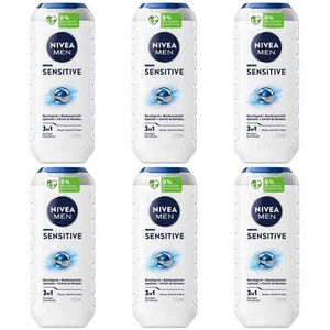 NIVEA MEN Pflegedusche Sensitive Duschgel empfindliche Haut sanft 6 x 250 ml - Bild 1 von 8